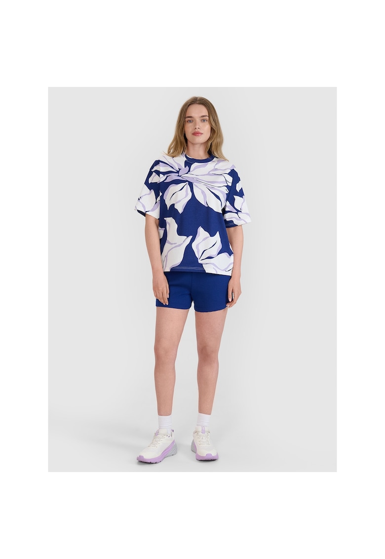 Pantaloni sport scurti dama - albastru