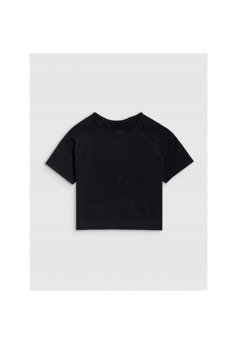 Tricou sport dama - Sintetic - Slim fit - Negru