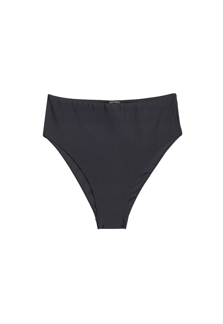 Bikini Negru Intens Talie Inalta Femei - - Negru