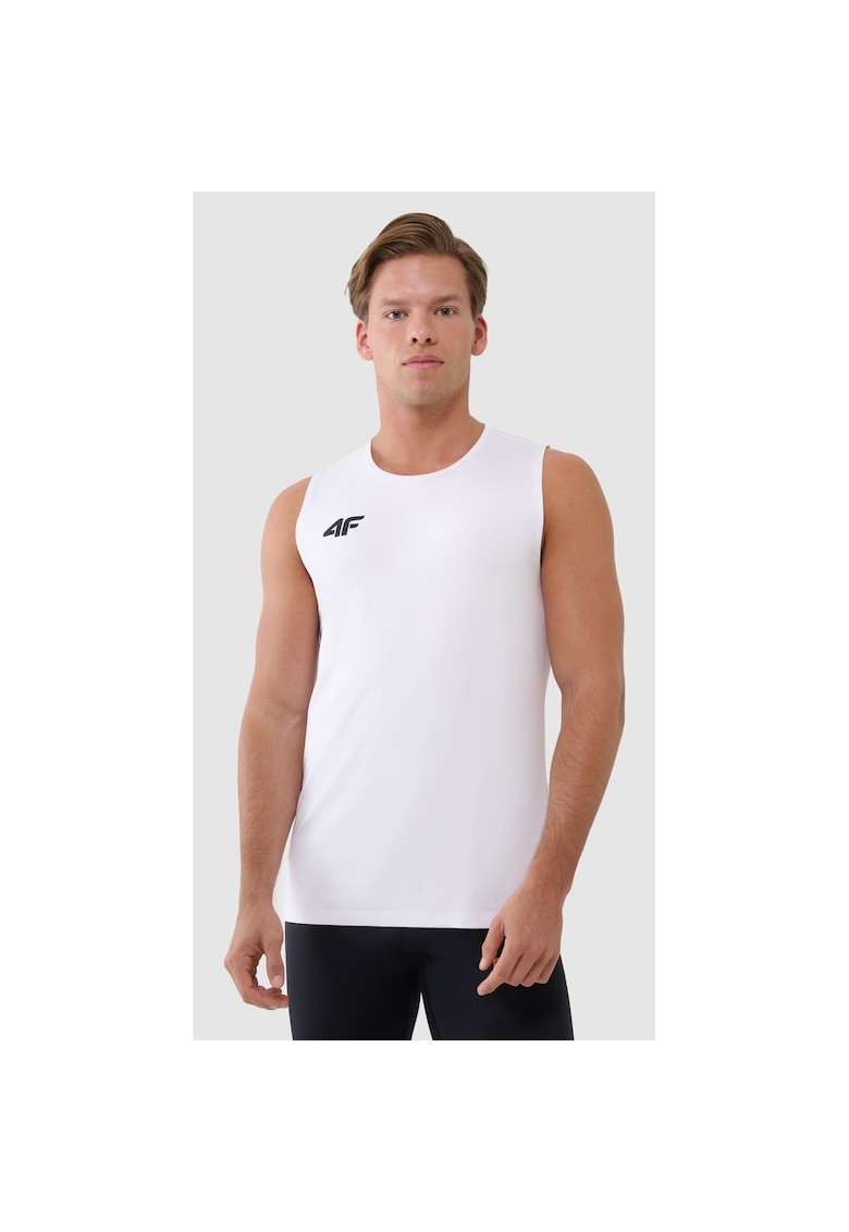 Maiou sport barbati uscare rapida - alb -