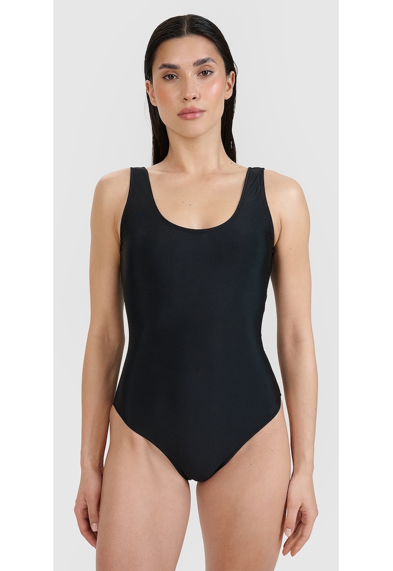 Costum Intreg de Baie Dama F107 Negru Intens - Confortabil si Durabil - Marimi XS-XL - Stil Unic SS25