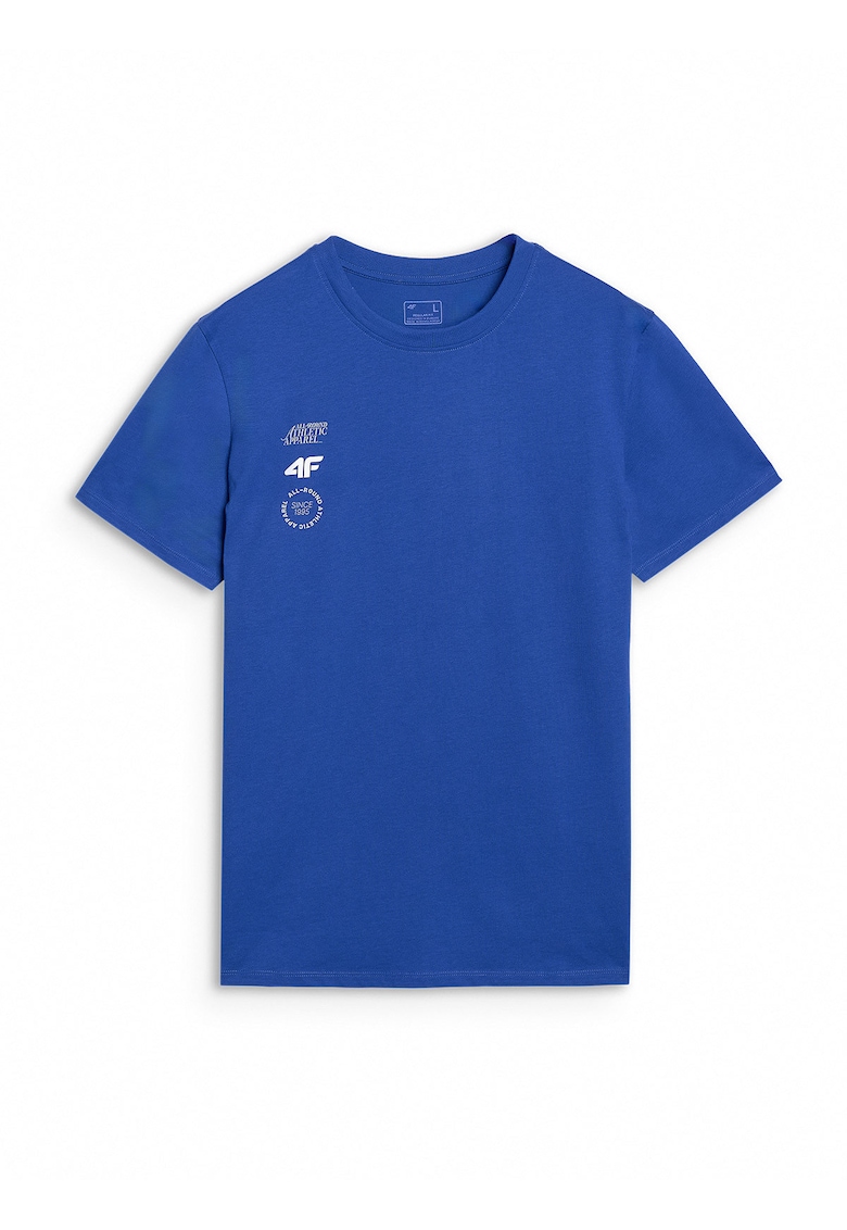 Tricou Barbatesc Cobalt - Bumbac 100% - Casual & Sport - Albastru