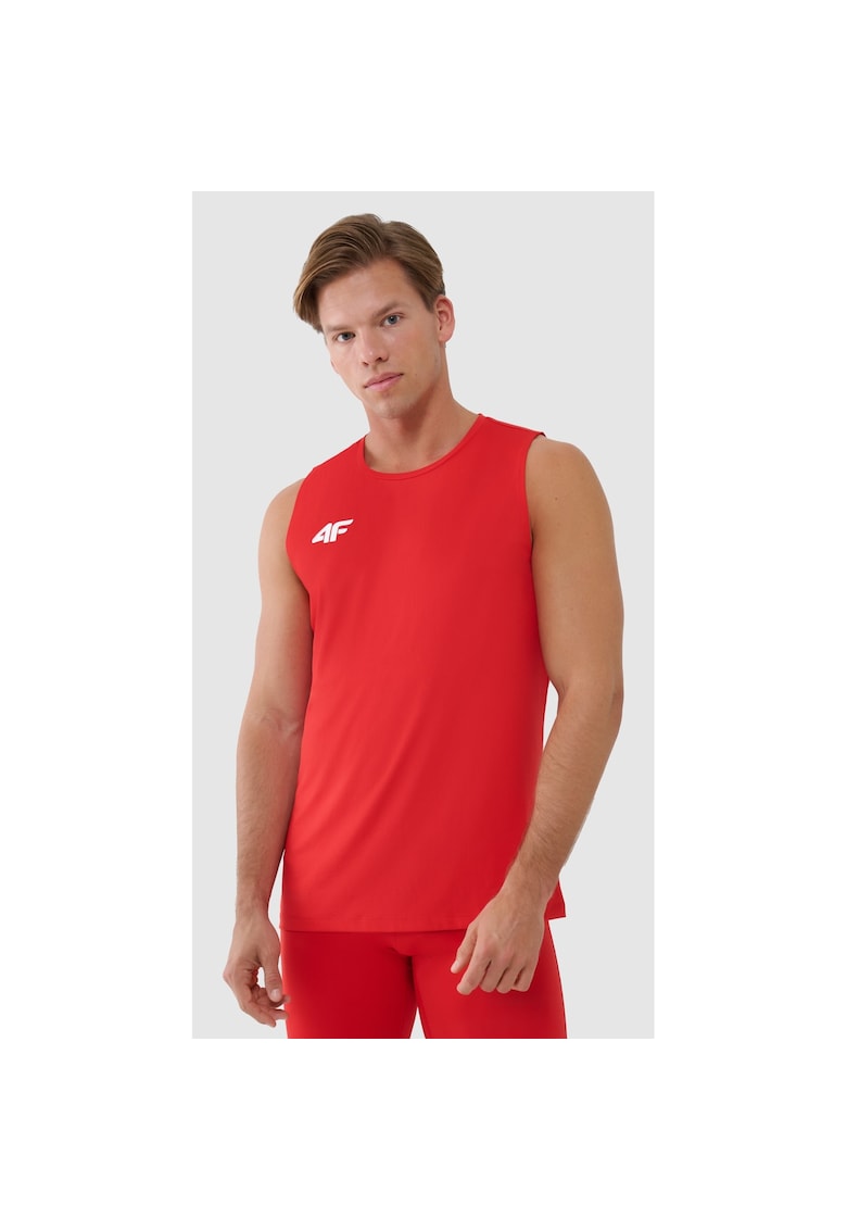 Maiou sport barbati uscare rapida - rosu - fabricat din material elastic