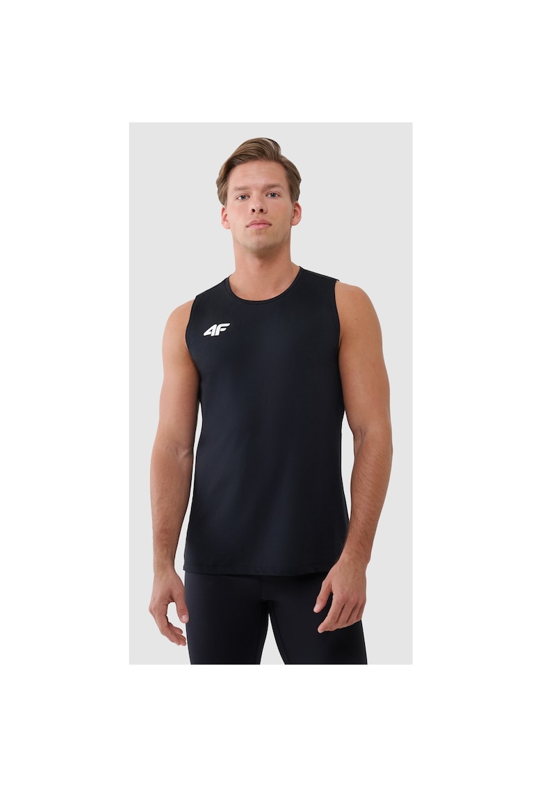 Maiou sport barbati uscare rapida - negru - fabricat din material durabil