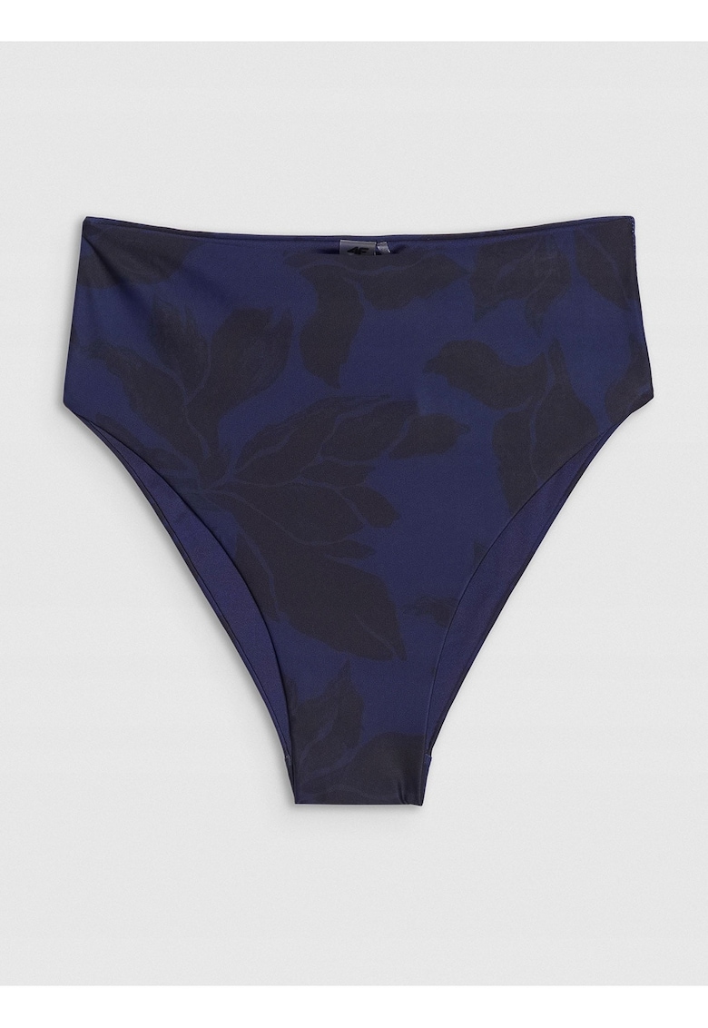 Slip de bikini violet - elastic - talie inalta - sintetic -