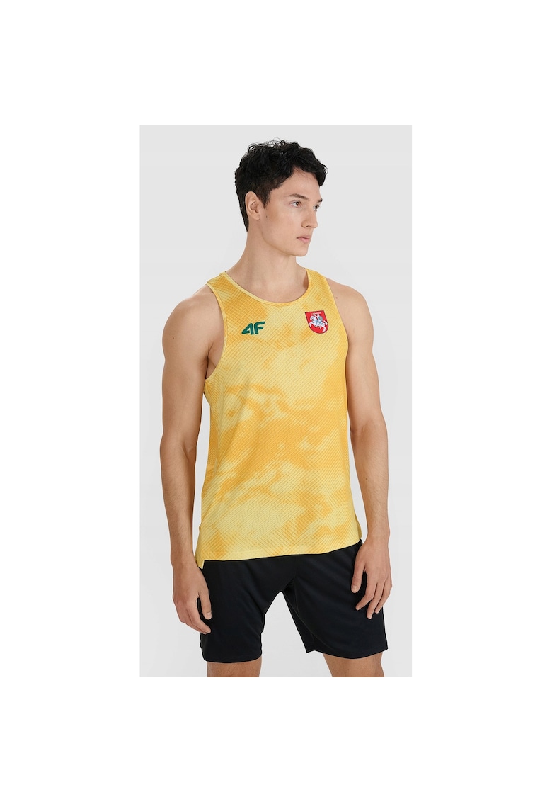 Maiou sport barbati sintetic/elastan - galben -