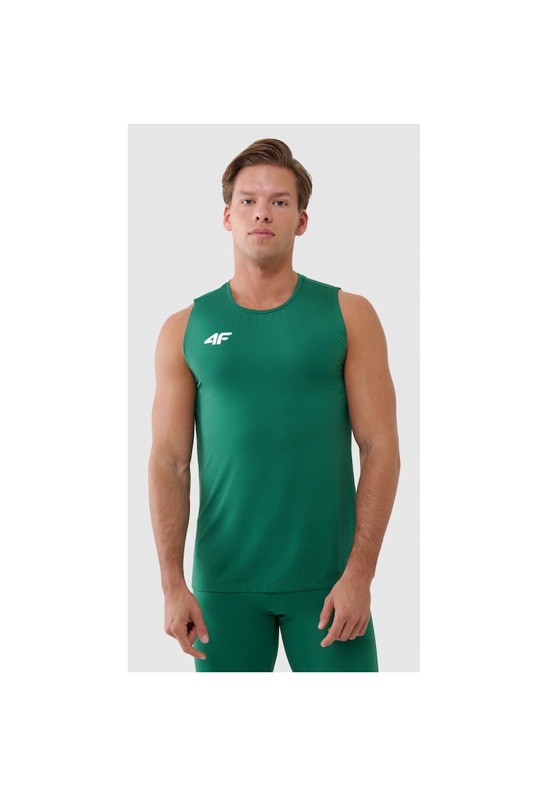 Maiou sport barbati uscare rapida - poliester - verde