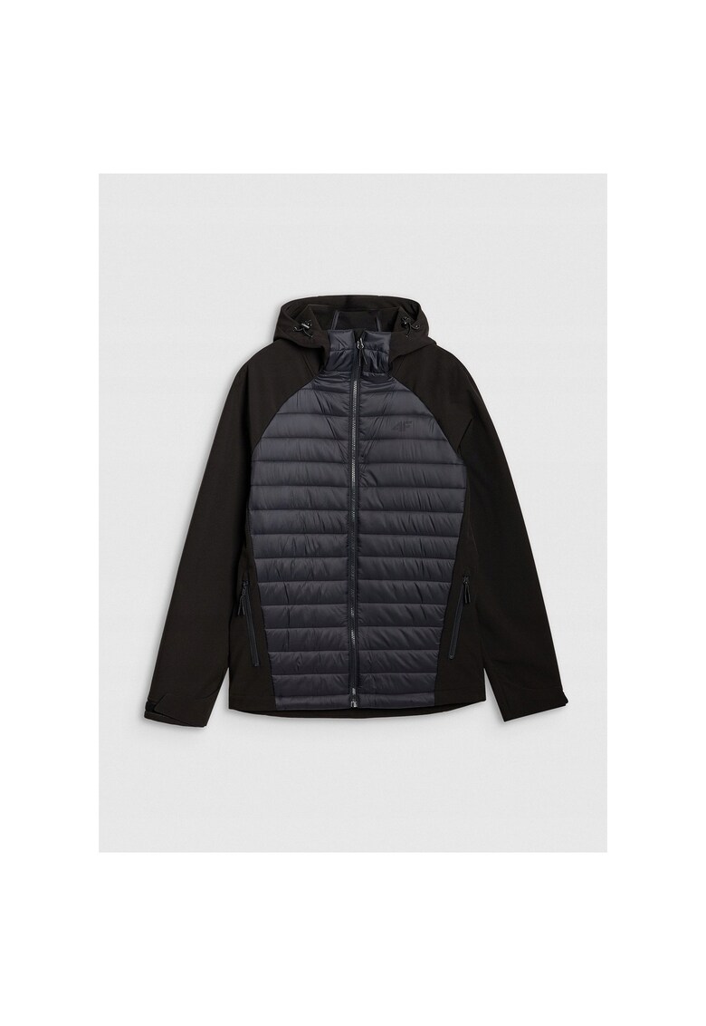 Jacheta sport barbati SSS25TSOFM425-20S - 4F - Fleece - Negru -