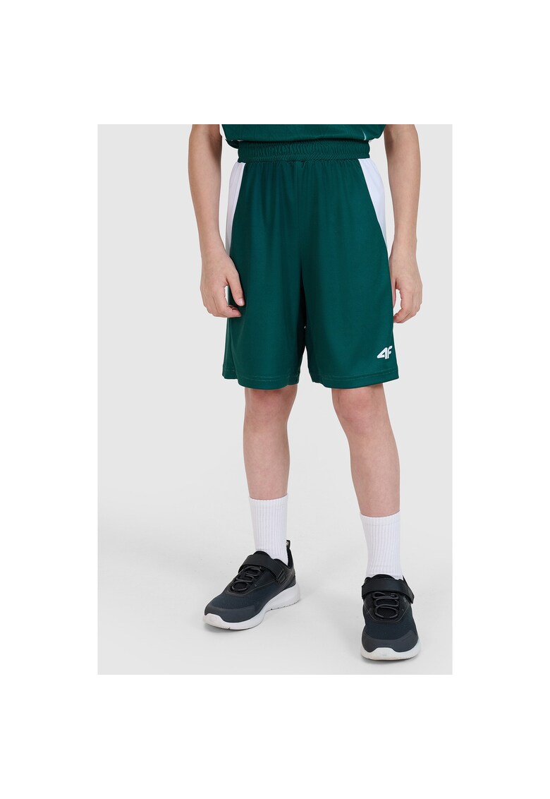 Pantaloni scurti volei copii poliester - verde