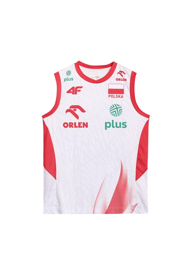 Tricou sport dama TSS25TFTSF2169-91S - 4F - Textil - Alb