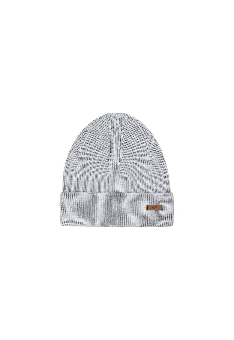 Caciula de Iarna Beanie pentru Barbati Gri - 100% Bumbac - Stil Sport - M-L