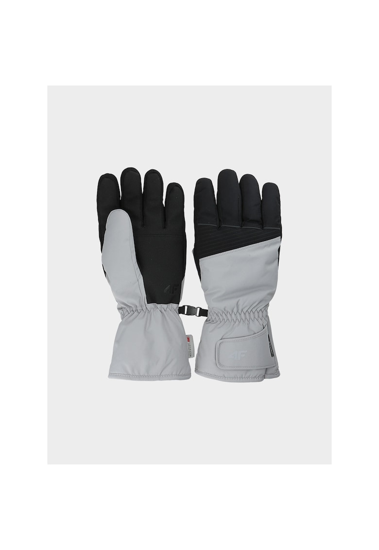 Manusi de schi L - gri - izolatie Thinsulate - impermeabile