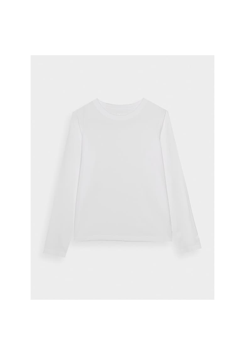 Bluza Oversize Dama F431 din Bumbac 100% - Alb - Casual & Sport - Marimi XS-XXL - Brand