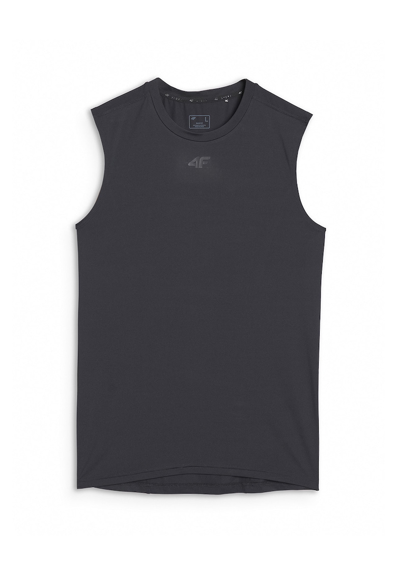 4f Maiou sport uscare rapida - negru - material sintetic/elastan - negru