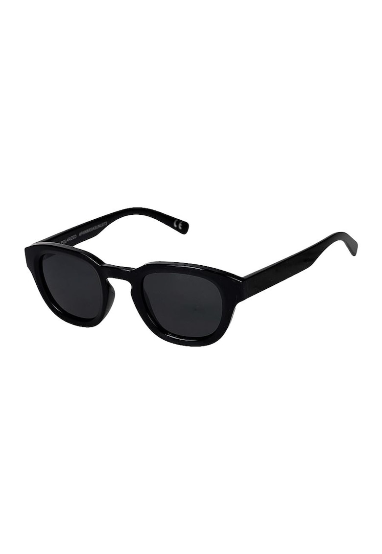 Ochelari de Soare Unisex S3 Polarizati Smoke Gradient - UV400 - Stil Modern Elegant - PoliCarbonat Negru - Etui Inclus