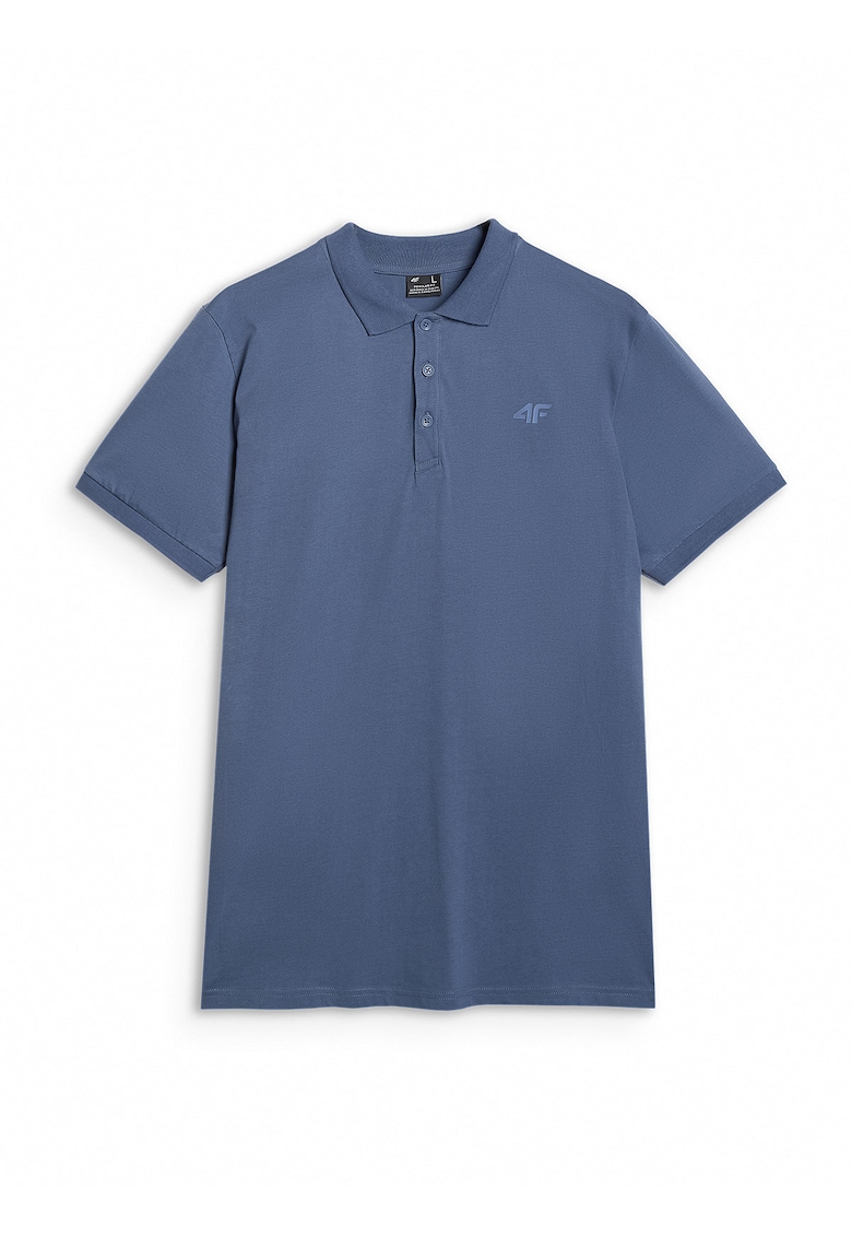 Tricou polo barbati - croiala obisnuita - bumbac 100% - bleumarin