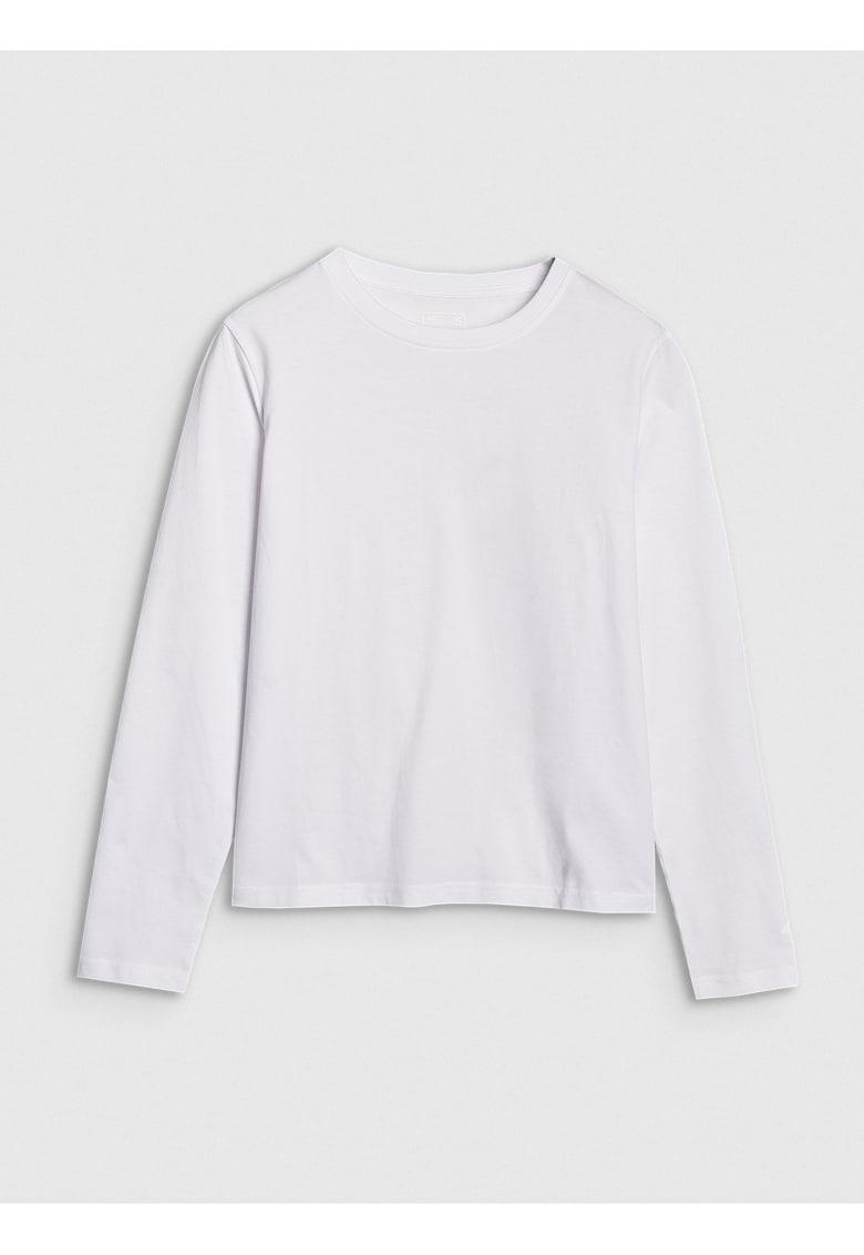 Bluza dama - Maneca lunga - Bumbac - Oversize - Alb
