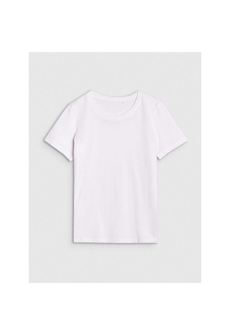 Tricou sport pentru femei - Bumbac - Alb