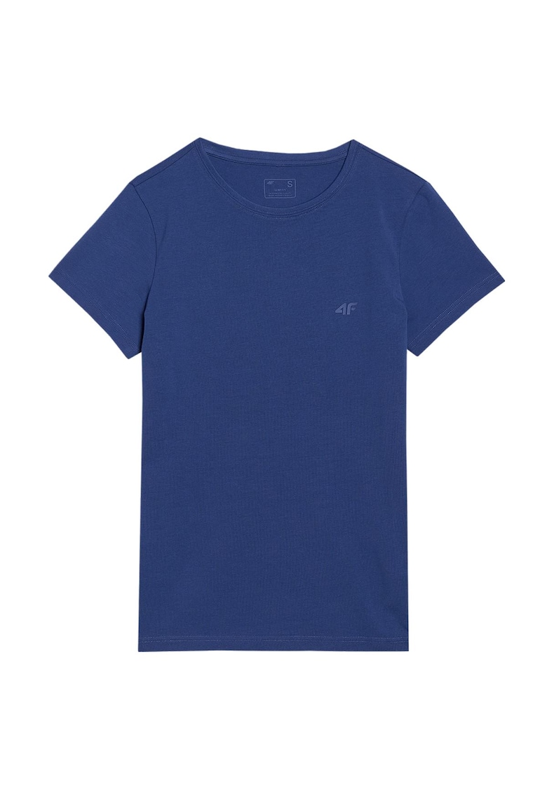 Tricou dama WMM00TTSHF2255-031S - 4F - Bumbac - Bleumarin