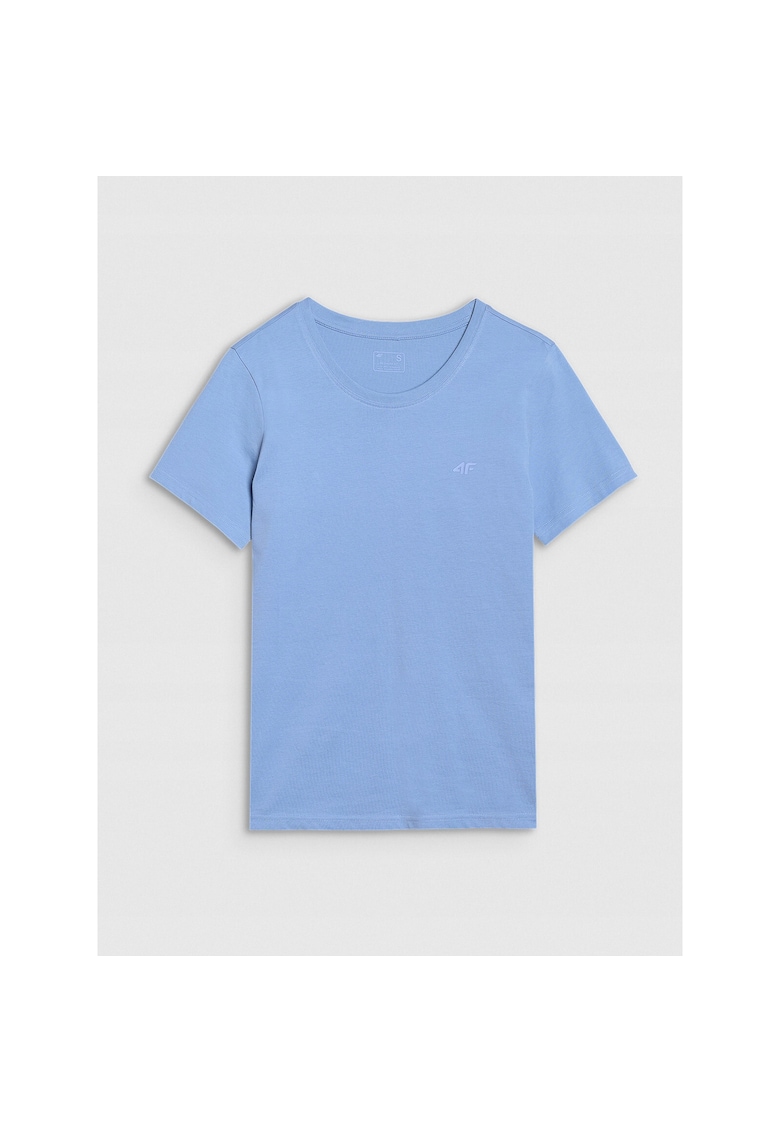 Tricou sport dama - Bumbac - Albastru deschis