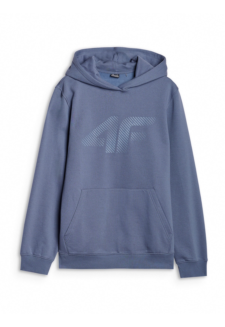 Hanorac cu Gluga - Regular Fit - Bumbac Denim - 654987 - Albastru