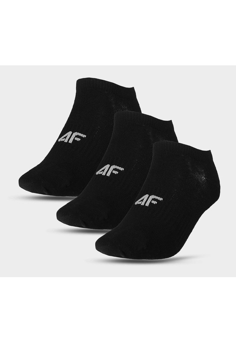 Set 3 Perechi Sosete Dama Negru Intens SPORTSTYLE 69% Bumbac - Confort si Durabilitate -