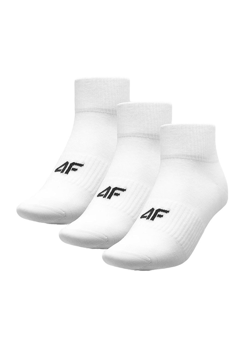 Sosete barbati WMM00USOCM379-10S - 4F - Bumbac - 3 perechi - Alb