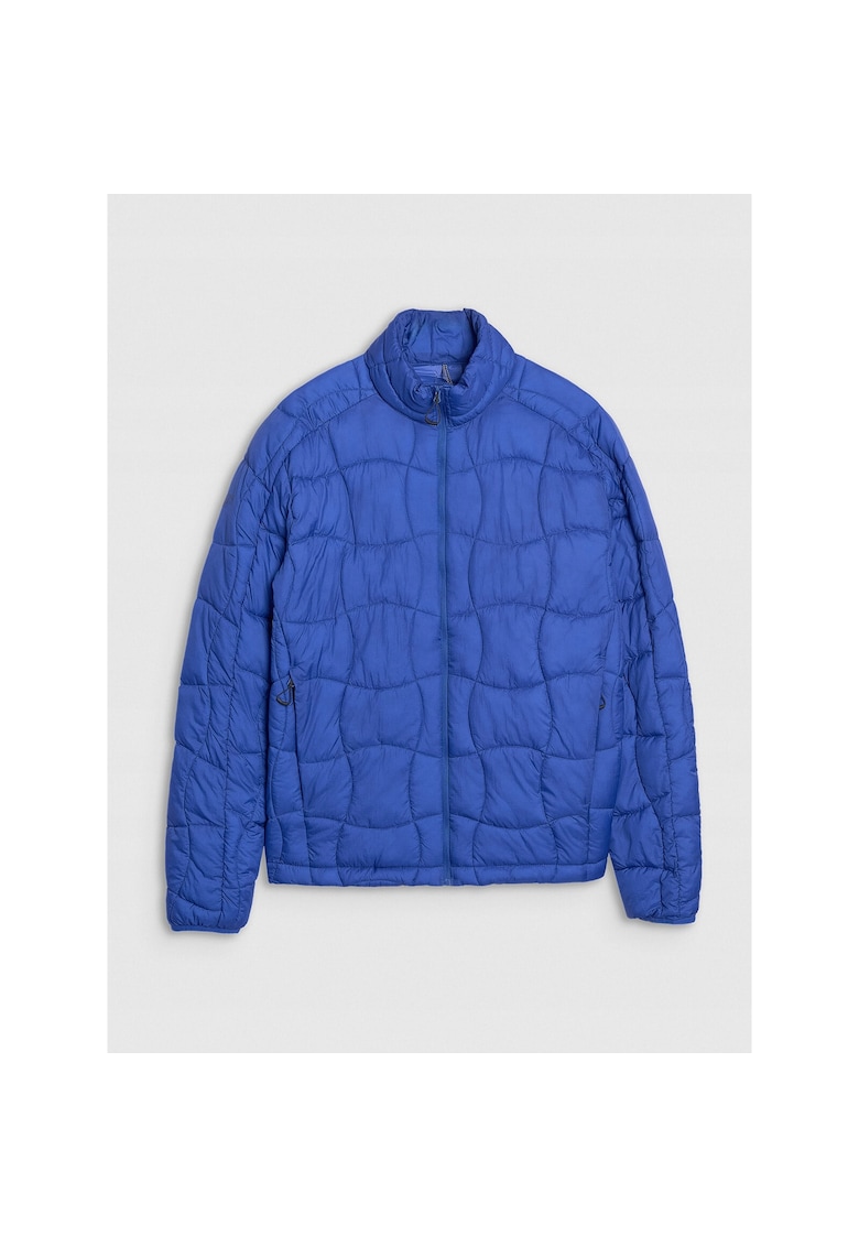 Jacheta trekking barbati poliester - albastru - respirabila