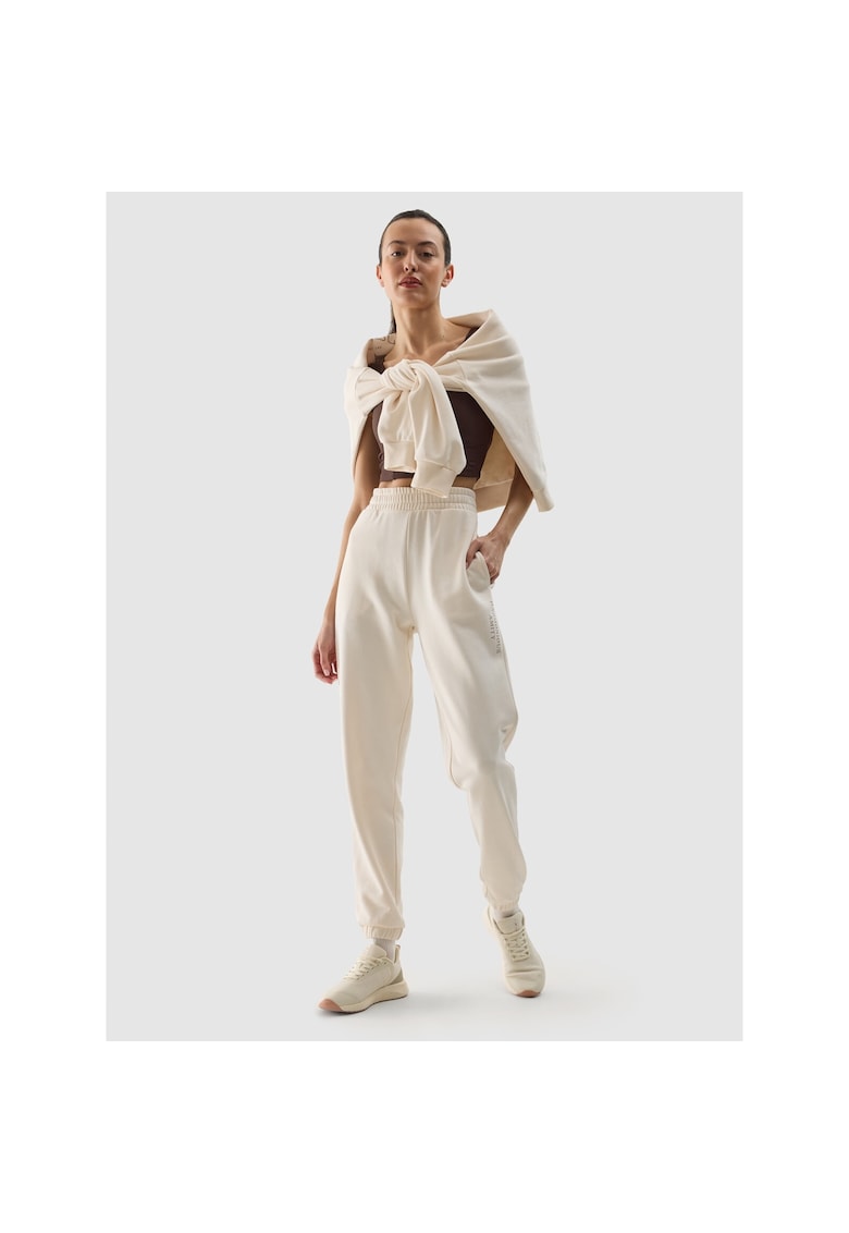Pantaloni sport dama - bej -