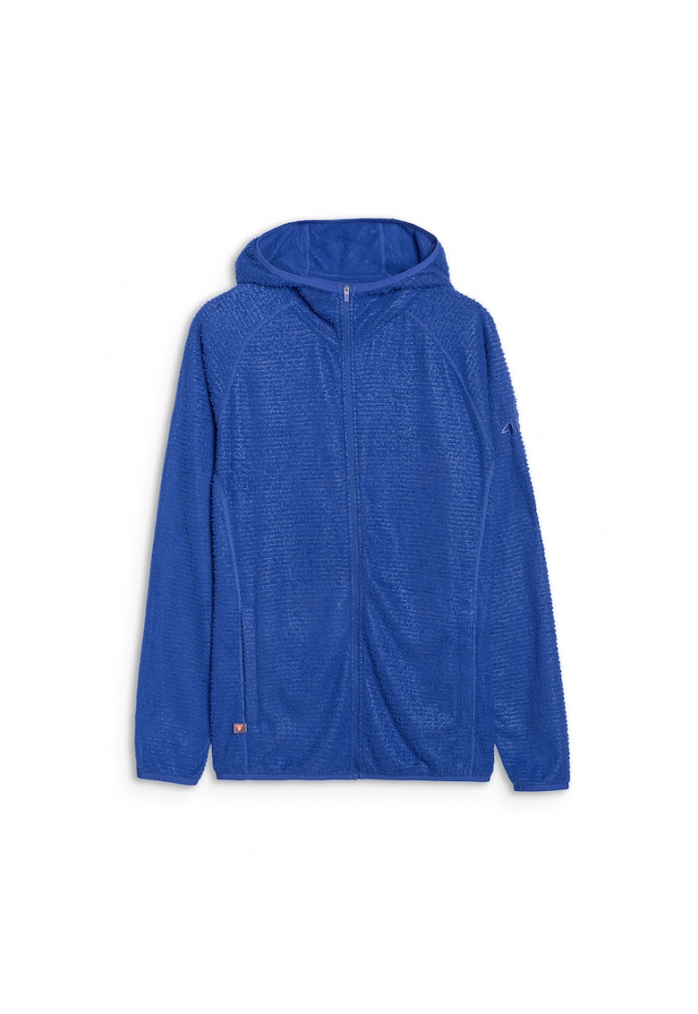 Hanorac trekking Primaloft Active - gluga - doua buzunare - albastru - material sintetic