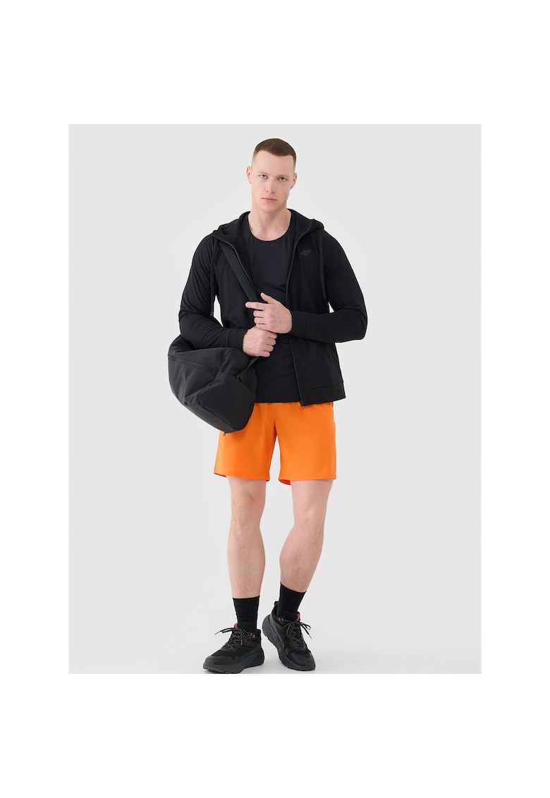 Pantaloni sport barbati - de antrenament - uscare rapida - portocaliu