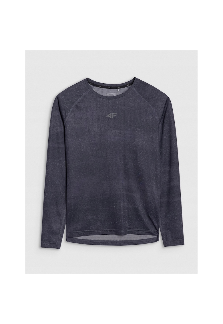 Tricou ciclism dama maneca lunga - uscare rapida - negru - material sintetic