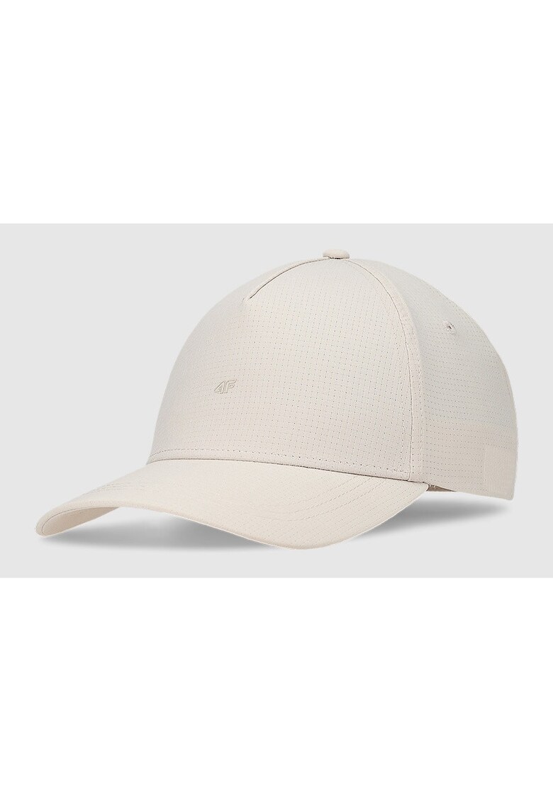 Sapca unisex 5 panouri - material rip-stop - alb