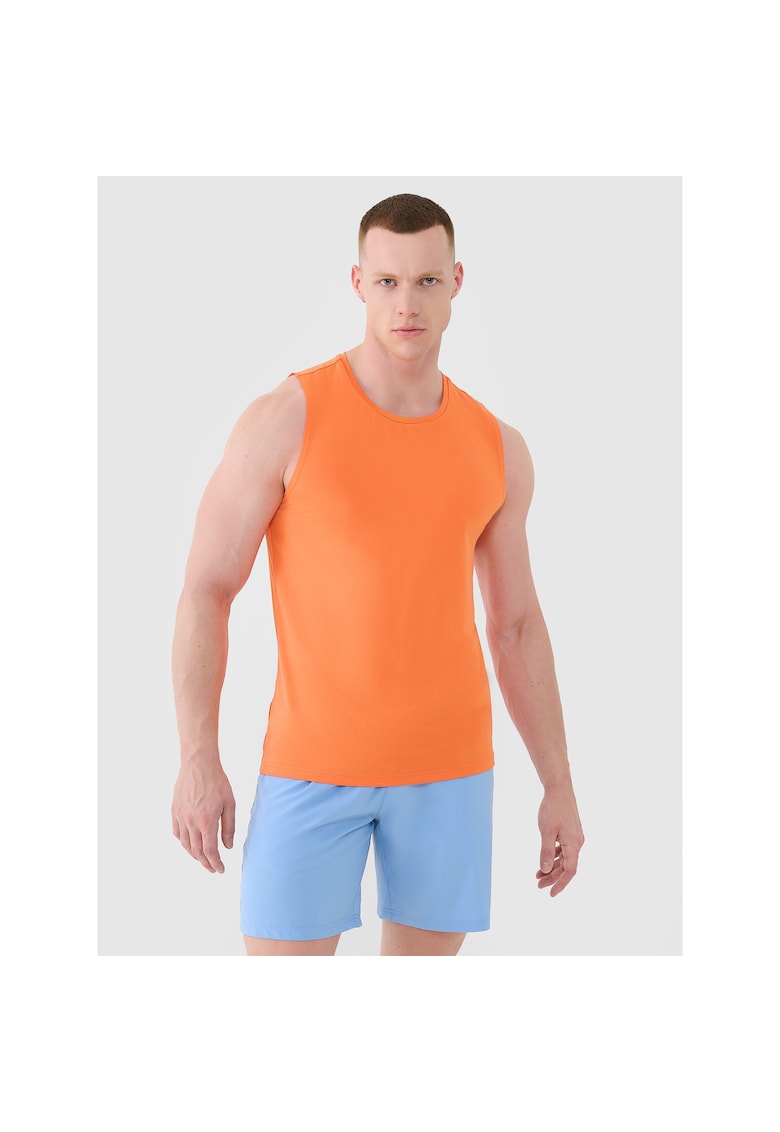 Maiou sport barbati portocaliu - uscare rapida - sintetic - portocaliu