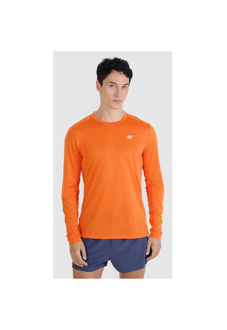 Tricou sport barbati alergare - portocaliu - ventilat -