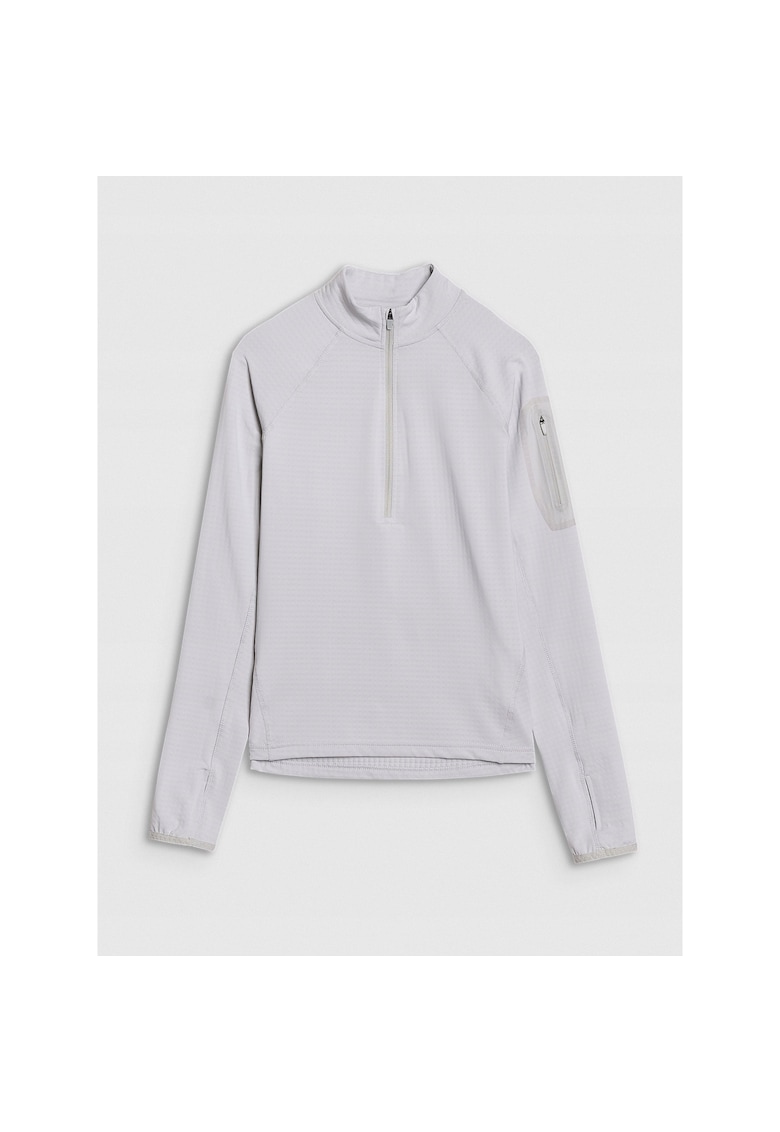 Hanorac sport dama trekking - uscare rapida - gri - material respirabil