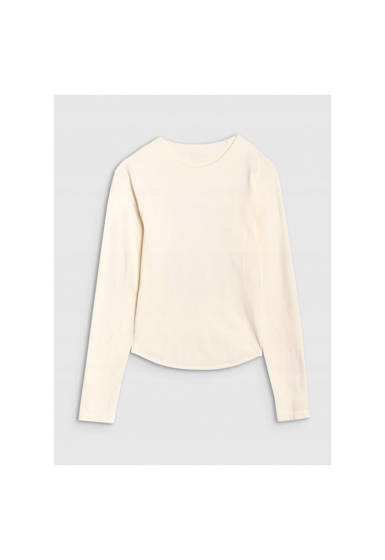 Tricou sport pentru femei - alb - maneca lunga - tehnologie 4FDry -