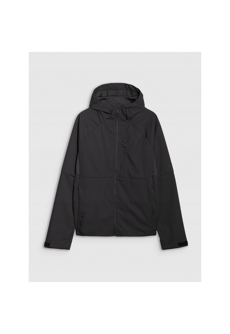 Jacheta softshell barbati poliester - NeoDry 10000 - gluga reglabila - neagra - Drytex