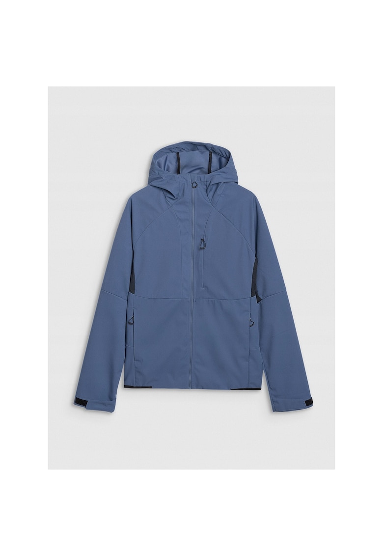 Jacheta softshell barbati poliester - membrana NeoDry 10000 - gluga reglabila - albastru - Drytex