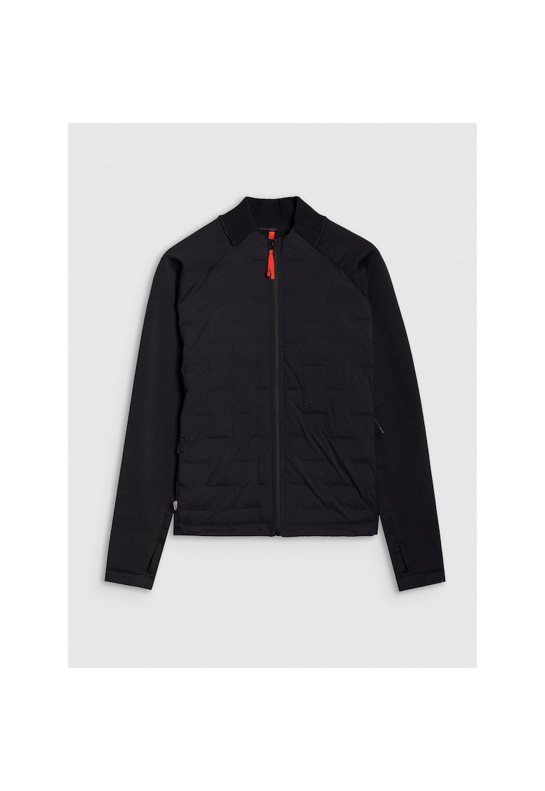 4f Jacheta trekking Primaloft ThermoPlume - neagra - pentru femei - primavara-vara 2025