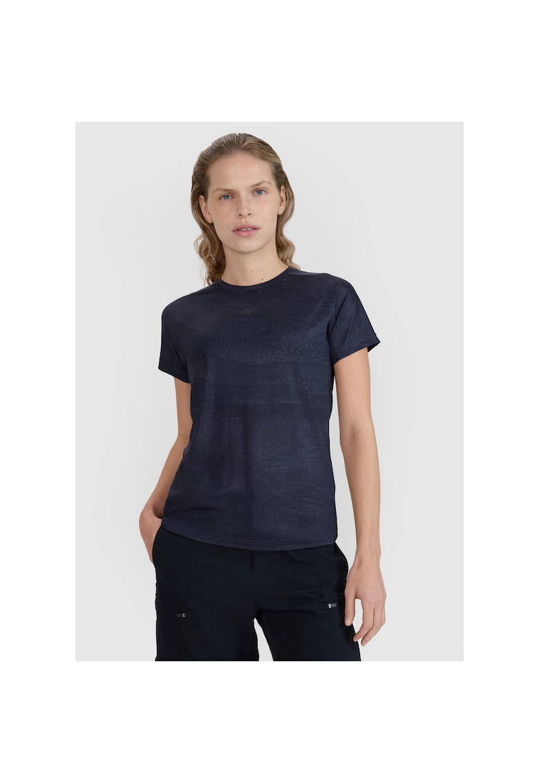 Tricou ciclism dama - Textil - Uscare rapida - Negru