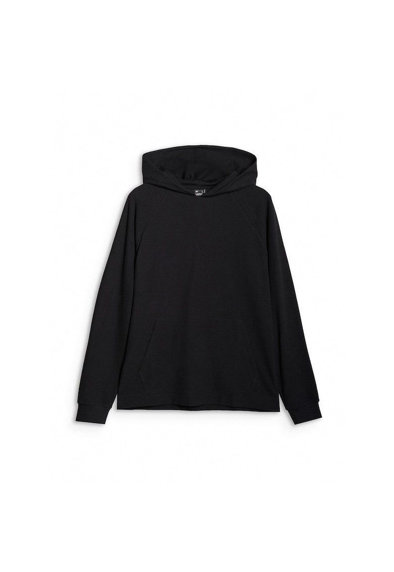 Hanorac sport barbati negru - fara fermoar - textil - Negru