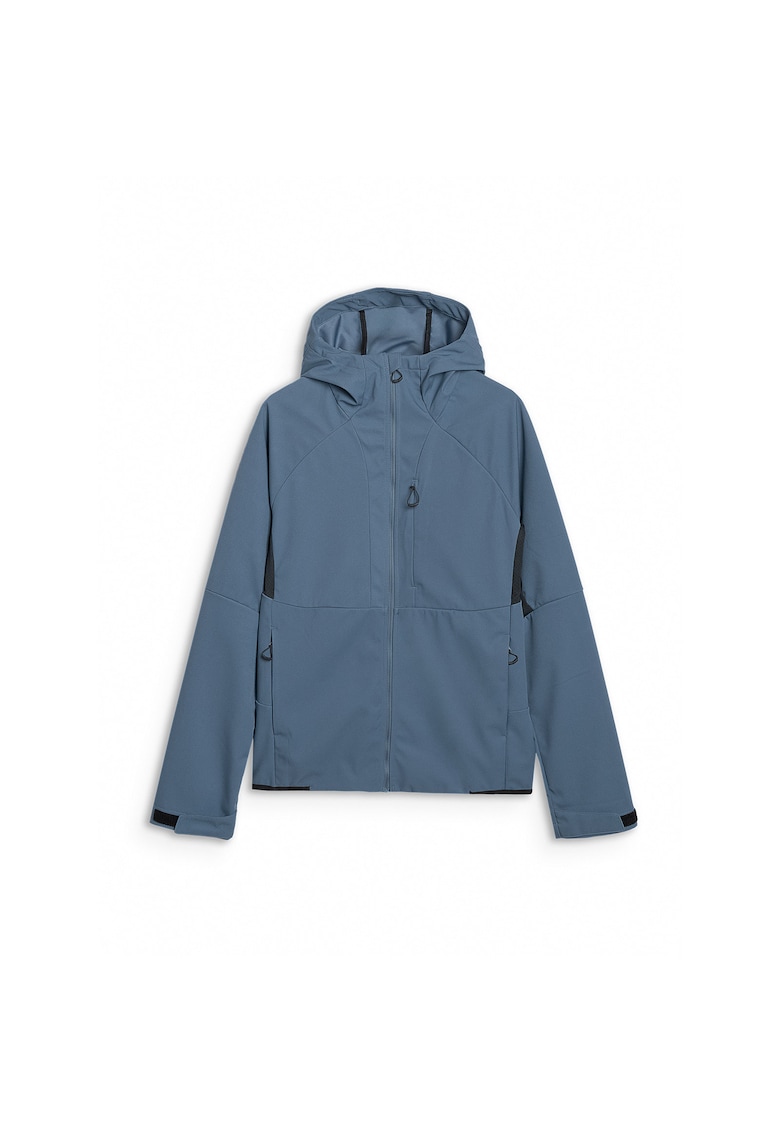 Jacheta softshell barbati poliester - membrana NeoDry 10000 - gluga reglabila - albastru - Drytex