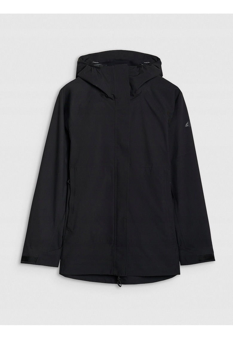 Geaca de trekking - membrana 15000 - neagra - pentru femei - primavara-vara -