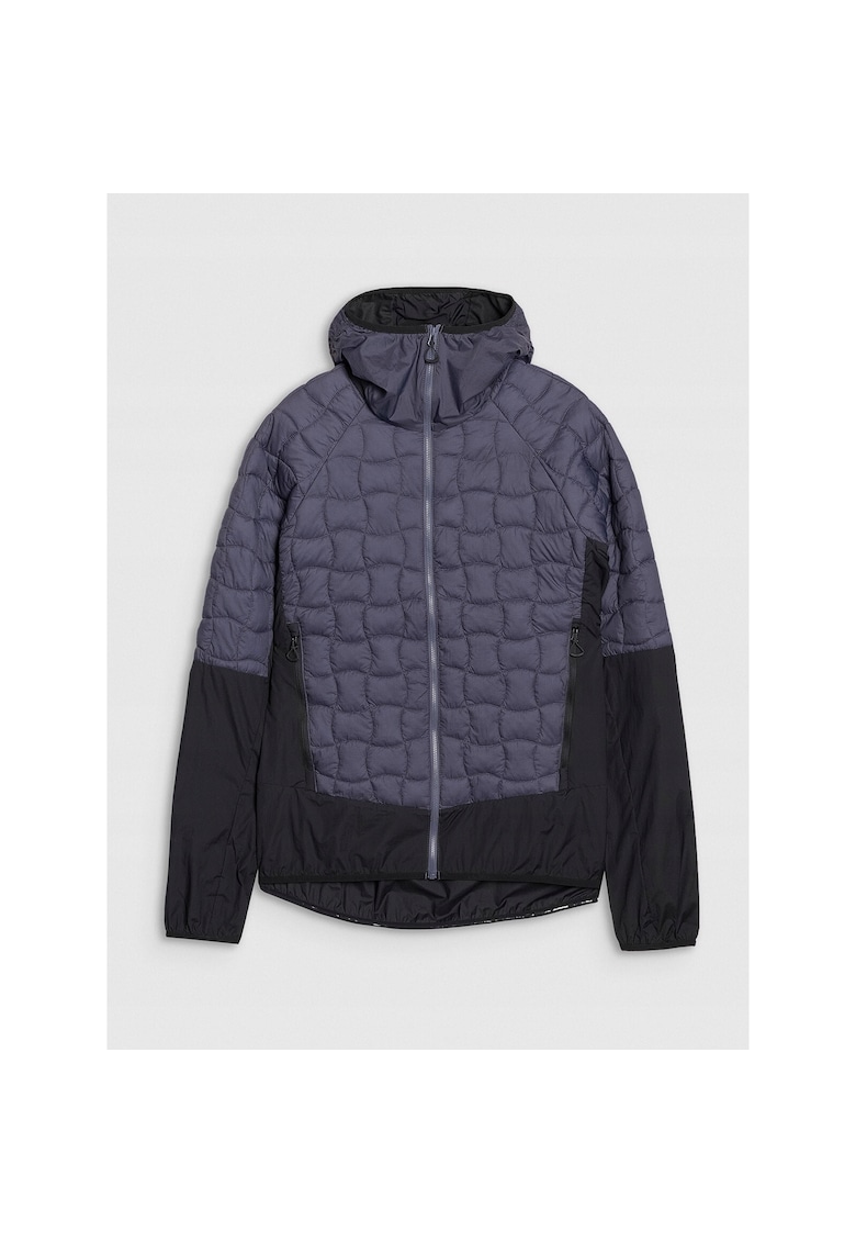 Jacheta trekking barbati - poliester - gri