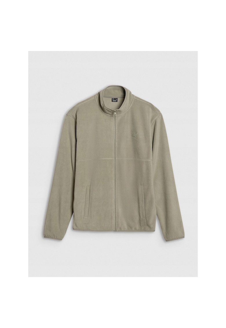 Polar pentru Barbati Olive Moss Yellow - Tehnologie 4FWarm - Microfleece Termic - Croiala Regular - Sportstyle - Marimi S-XXL