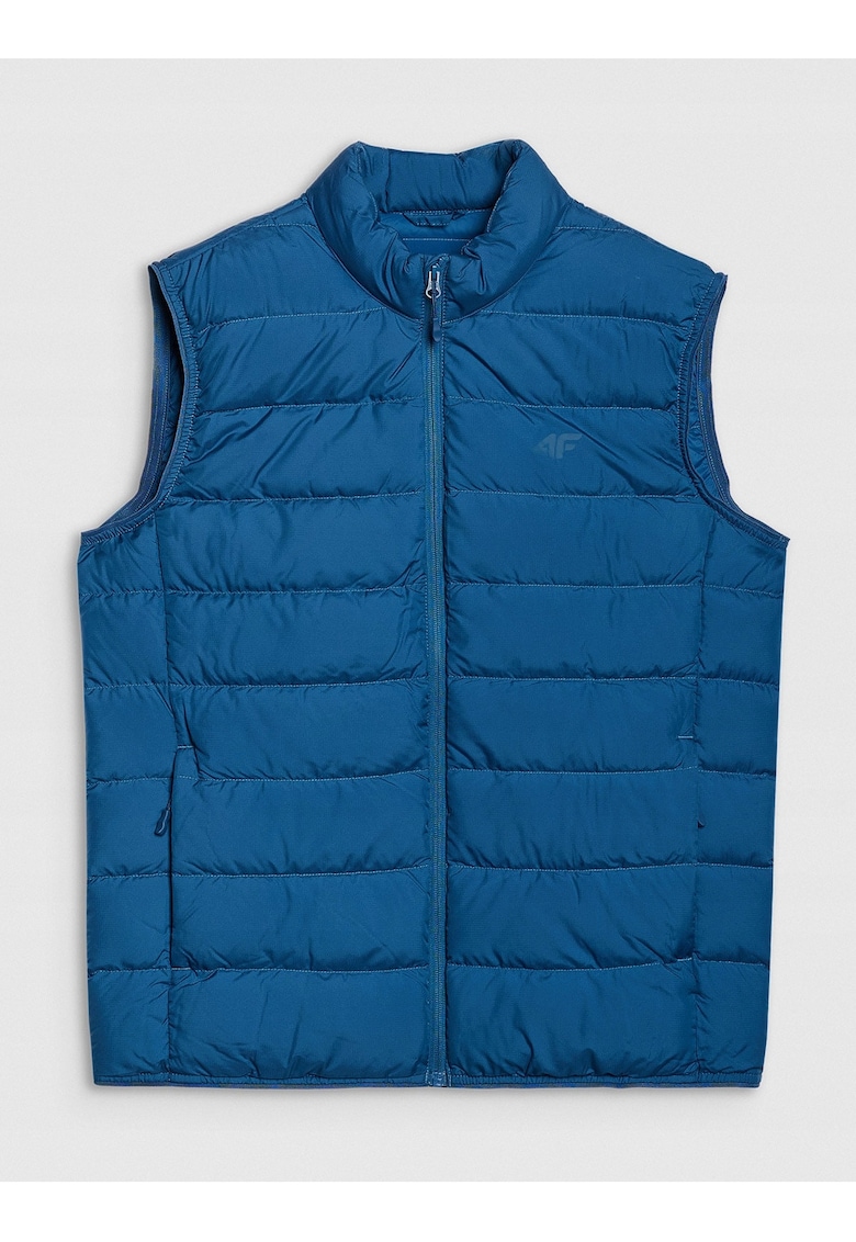Vesta barbati puf/poliester - albastru