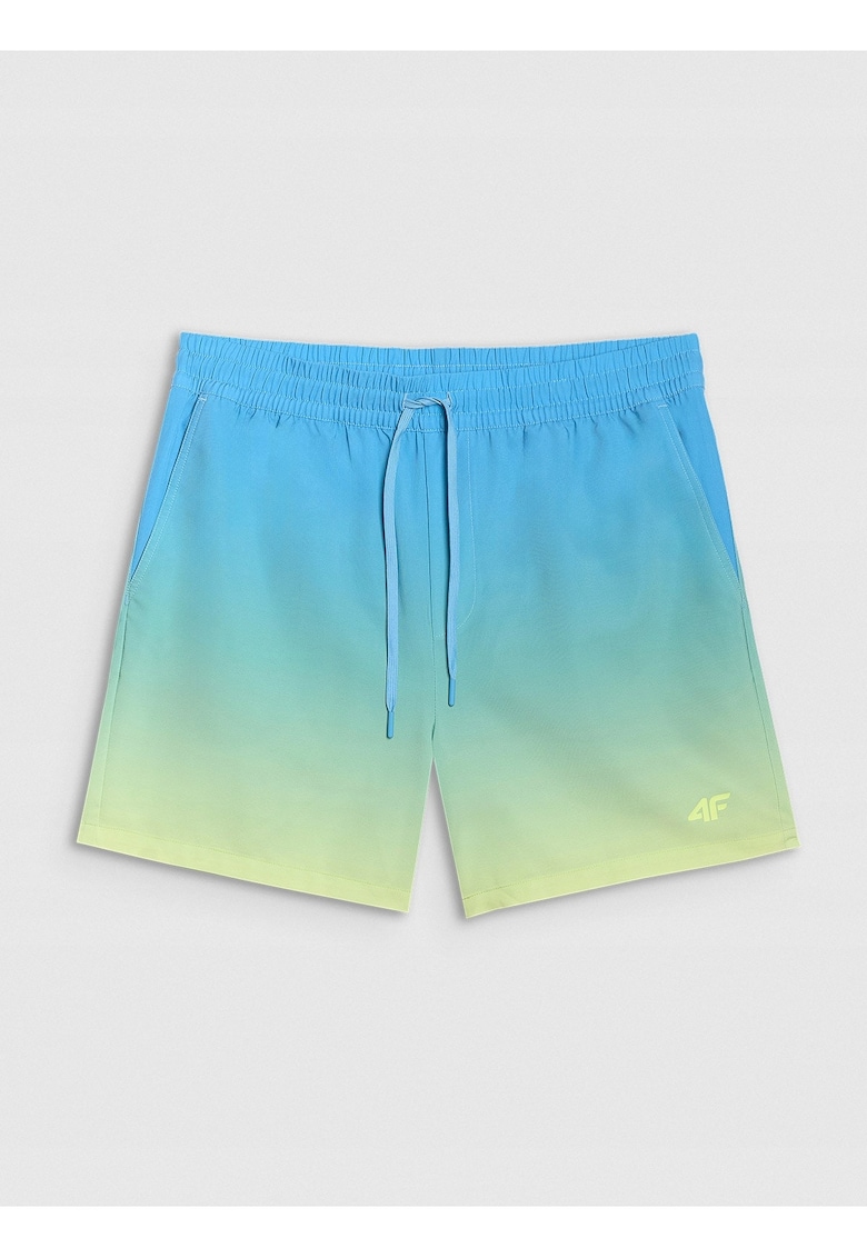 Pantaloni scurti de plaja cu aspect in degrade - Multicolor