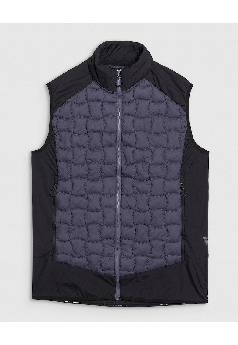 Vesta de trekking barbati Primaloft - ultrausoara - impermeabila - poliester - negru