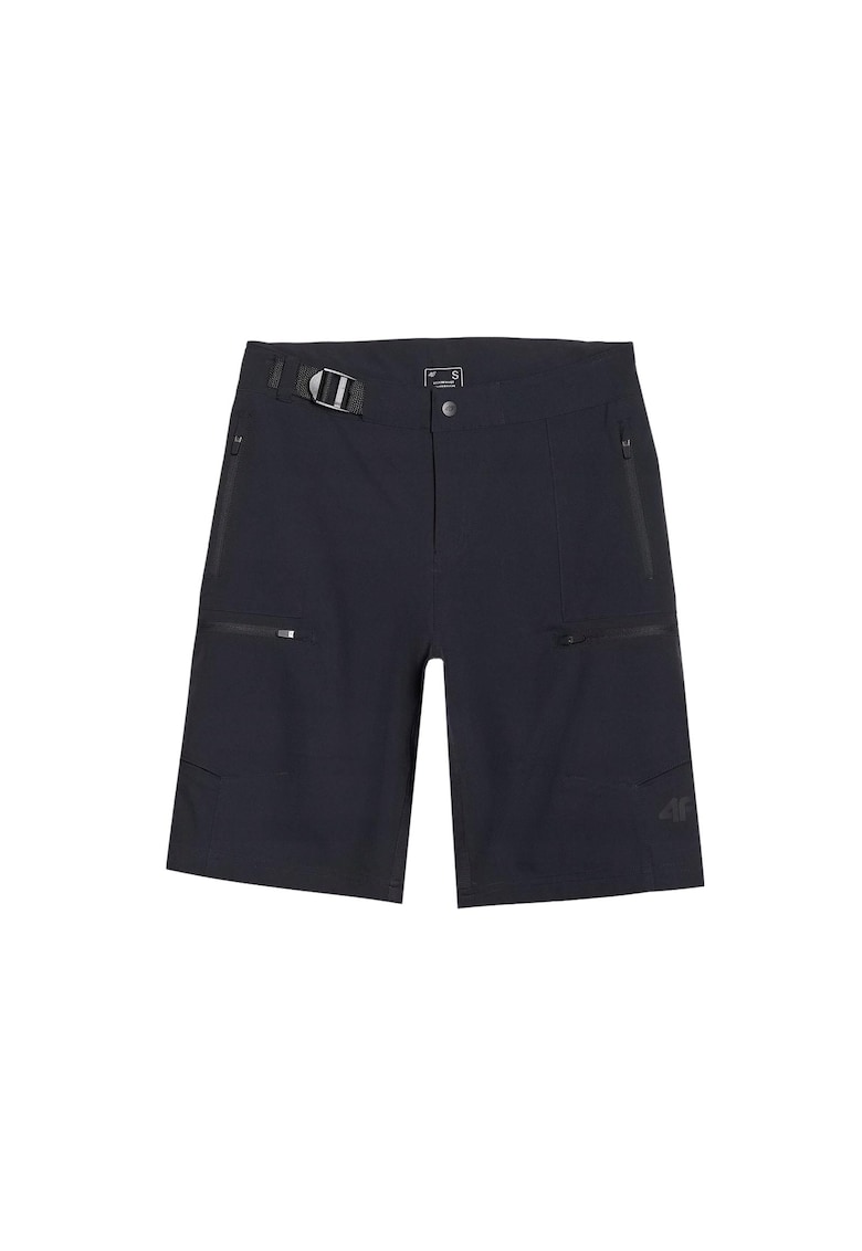 Pantaloni sport dama negru - uscare rapida - elemente reflectorizante -